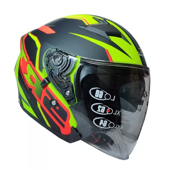 کلاه کاسکت راپیدو مدل بی فک عینکدار کد SRT_R2