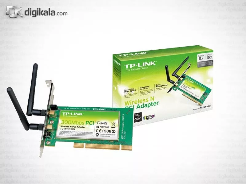 کارت شبکه بیسیم 300Mbps تی پی-لینک TL-WN851ND