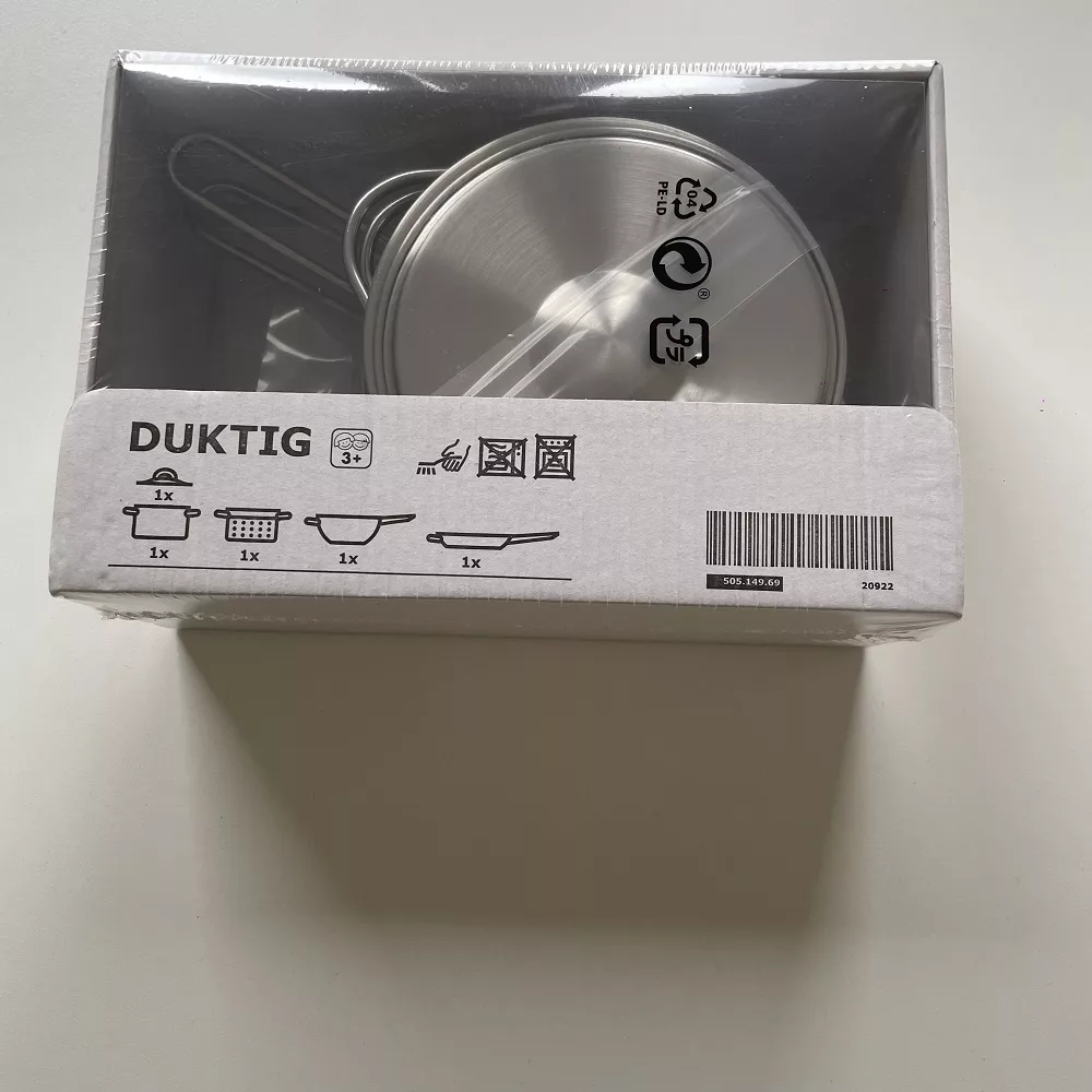 ست اسباب بازی آشپزخانه ایکیا مدل DUKTIG-NEW مجموعه 4 عددی