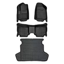 کفپوش پنج بعدی خودرو پانیذ مدل EVA مناسب برای آریزو ۵ به همراه کفپوش صندوق