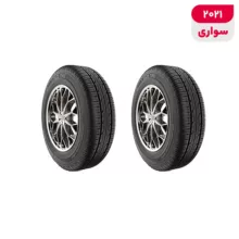 لاستیک خودرو یزد تایر مدل SUN سایز 13 / 60 / 175 میلی‌متر تولید سال 2021 – 2 حلقه