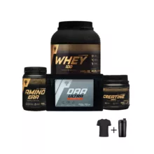 پودر پروتئین وی ترک نوتریشن – 1500 گرم به همراه پودر آمینو ایی ای ای ترک نوتریشن – 300 گرم به همراه پودر کراتین ترک نوتریشن – 250 گرم به همراه کپسول دی ای ای اولترا ترک نوتریشن 60 عدد همراه با تیشرت و شیکر
