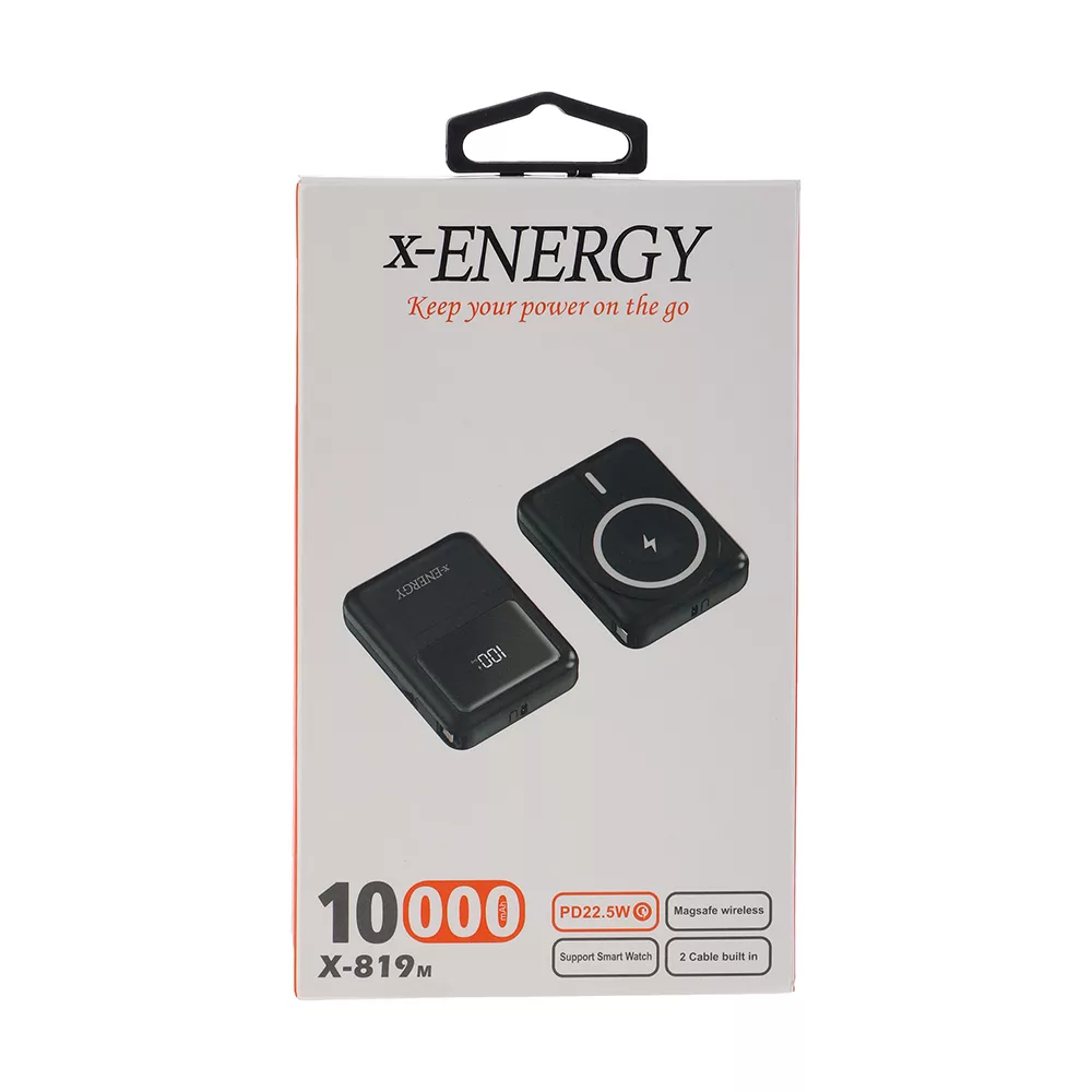 پاوربانک ایکس انرژی مدل X-819M 22.5W ظرفیت 10000 میلی آمپر ساعت