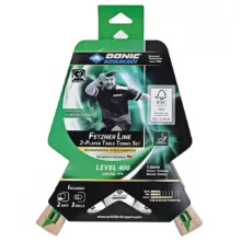 راکت پینگ پنگ دونیک مدل Fetzner Line 400 بسته 2 عددی به همراه 3 عدد توپ