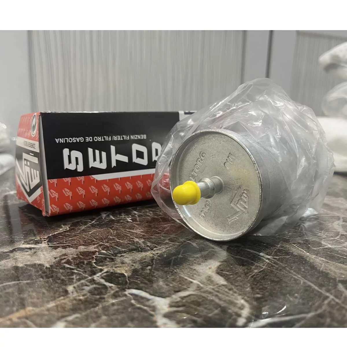 فیلتر بنزین خودرو سترگ مدل EP 145 آلومینیوم بسته ده عددی