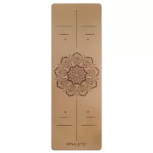 زیر انداز یوگا اتلی تک مدل چوب پنبه ای کد Th ضخامت ۶ میلی متر