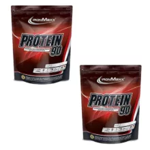 پروتئین وی 90 آیرون مکس - 1000 گرم بسته 2 عددی به همراه شیکر