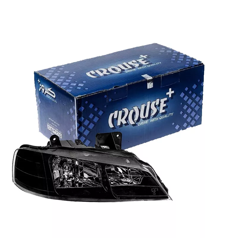 چراغ جلو خودرو کروز پلاس مدل داخل دودی مناسب برای پژو پارس بسته دو عددی