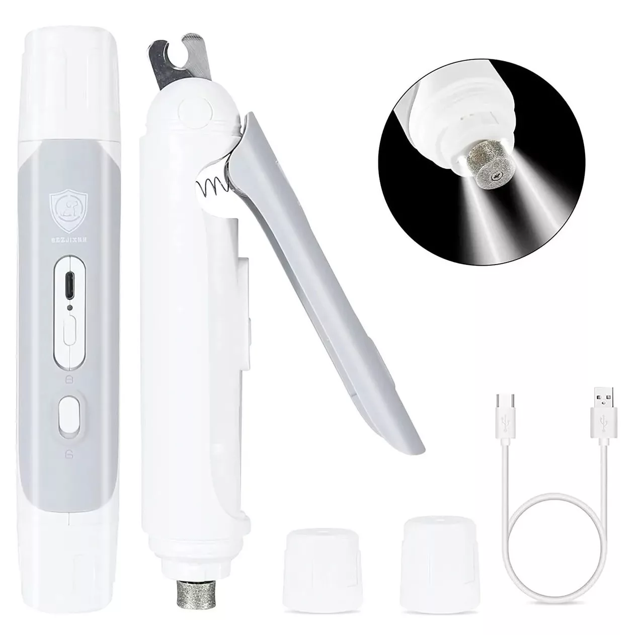 ناخن گیر و سوهان شارژی حیوانات مدل 2in1pet nail polisher