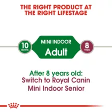 غذای خشک سگ بالغ نژاد کوچک رویال کنین مدل MINI INDOOR ADULT وزن 1.5 کیلوگرم