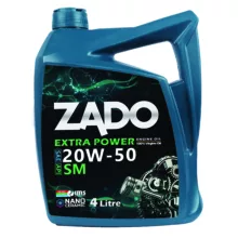 روغن موتور خودرو زادو مدل 20W50-SM-16000 EXTERA POWER حجم 4 لیتر