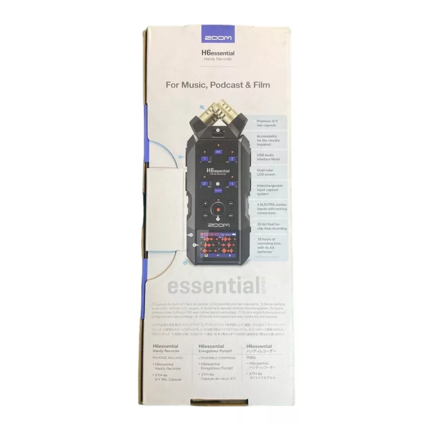 ضبط کننده حرفه ای صدا زوم مدل H6 essential