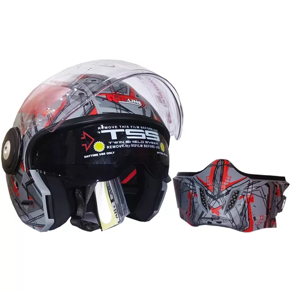 کلاه کاسکت ردلاین مدل فک جدا کد RE_NOPO3