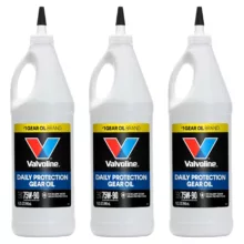 روغن گیربکس والوالین مدل 75w90 Daily حجم 946 میلی لیتر بسته 3 عددی