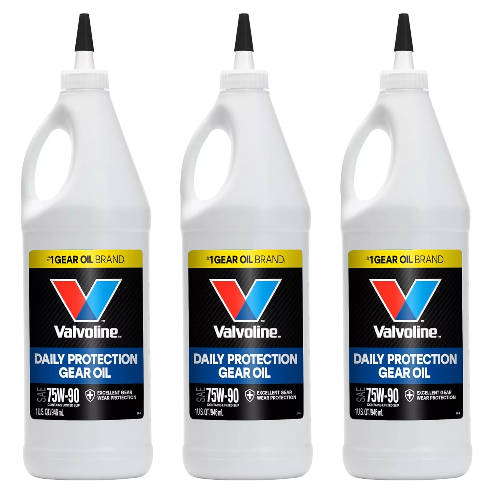 روغن گیربکس والوالین مدل 75w90 Daily حجم 946 میلی لیتر بسته 3 عددی