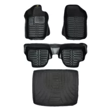 کفپوش پنج بعدی خودرو پانیذ مدل EVA مناسب برای رانا پلاس به همراه کفپوش صندوق