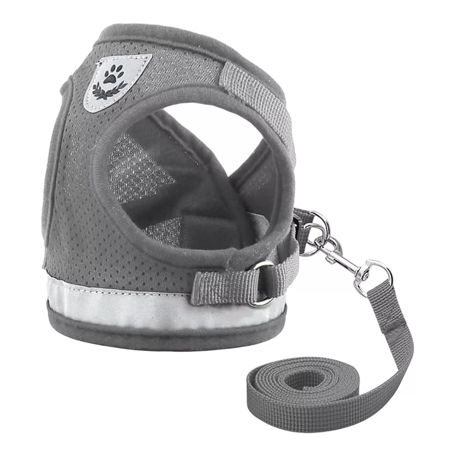 ست قلاده کتفی و بند قلاده سگ و گربه مدل DoubleClip کد M