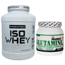پروتئین وی ایزوله فارماتک – 2270 گرم به همراه پودر گلوتامین مگنوم – 300 گرم