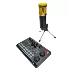 میکروفون استودیویی تانوکی مدل BM800 کد F998 به همراه کارت صدا