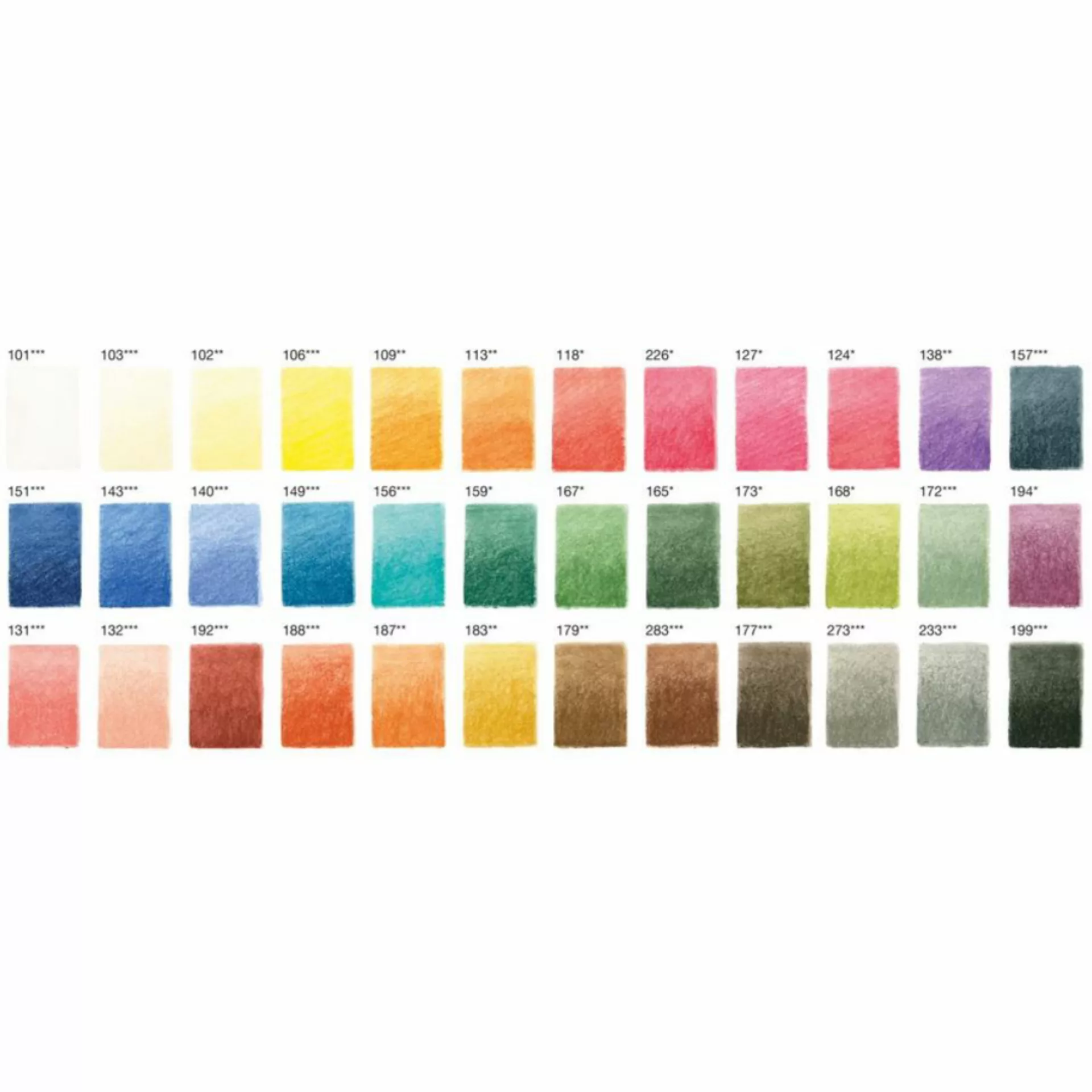 مداد پاستل 36 رنگ فابرکاستل مدل PITT