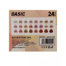 ماژیک راندو بیسیک مدل Brush طرح طیف پوست به همراه دفتر بسته 25 عددی