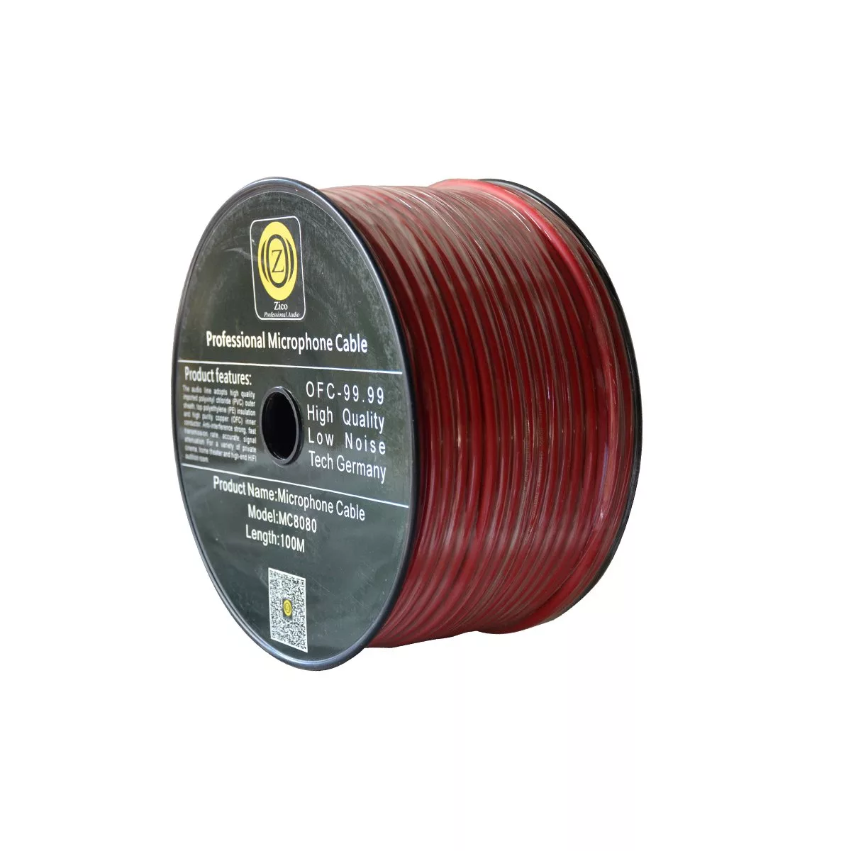 کابل میکروفن زیکو مدل MC-8080 طول 100 متر