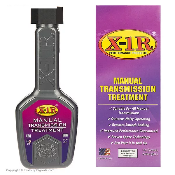 مکمل روغن گیربکس دستی خودرو X-1R حجم 240 میلی لیتر