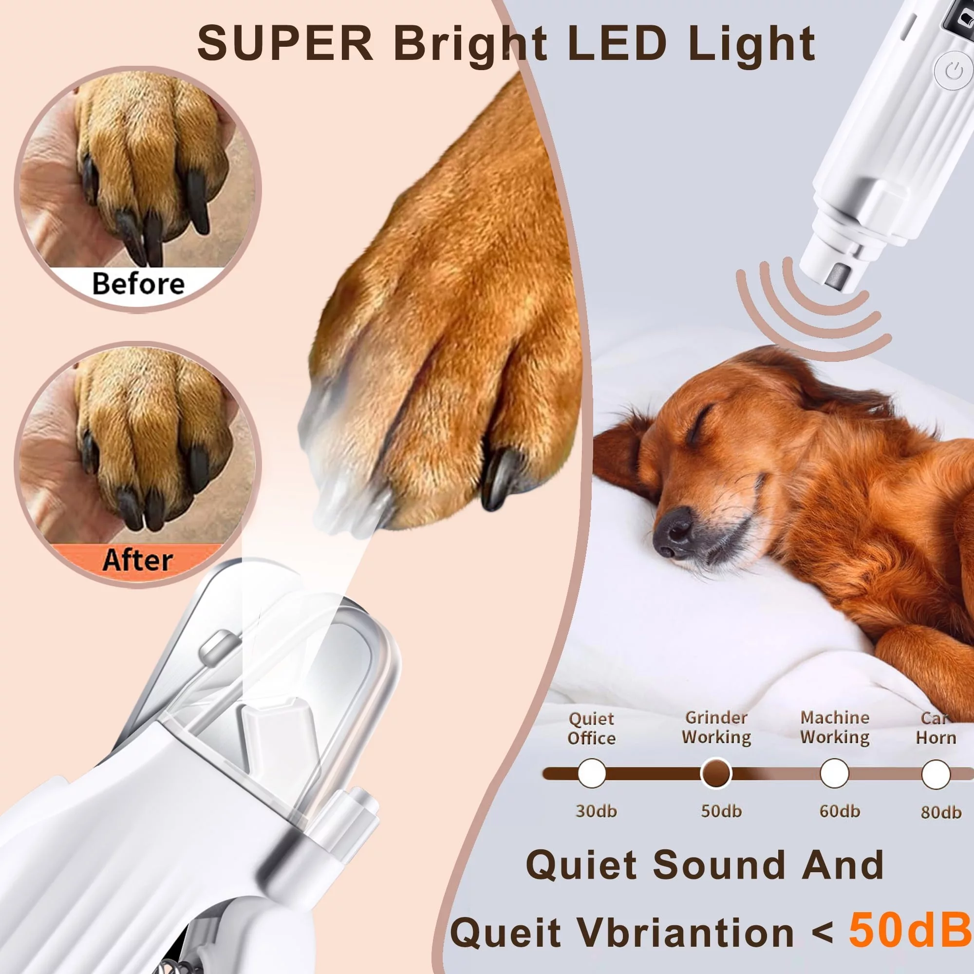 سوهان و ناخن گیر حیوانات مدل مانیکور پت 2in1