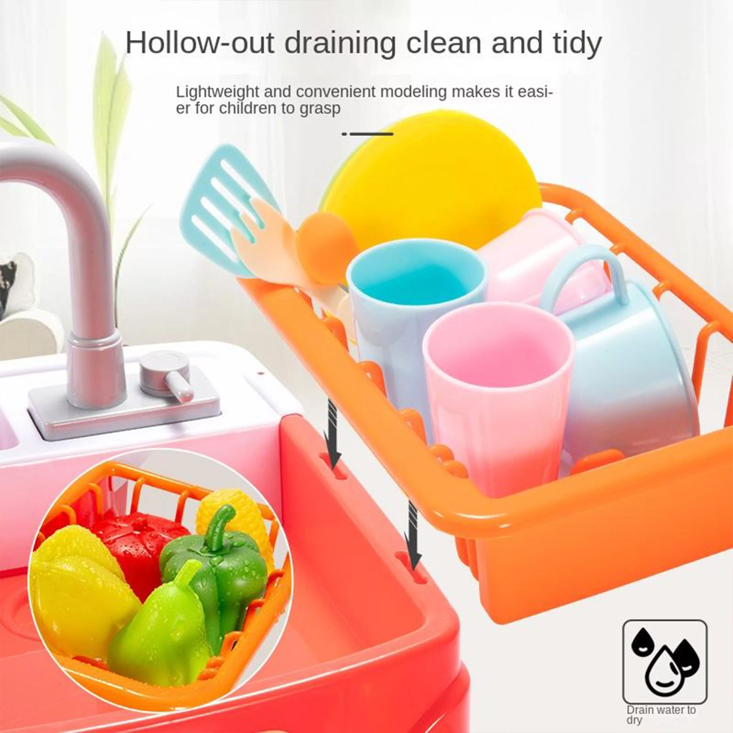 اسباب بازی سینک ظرفشویی مدل Fun kitchen