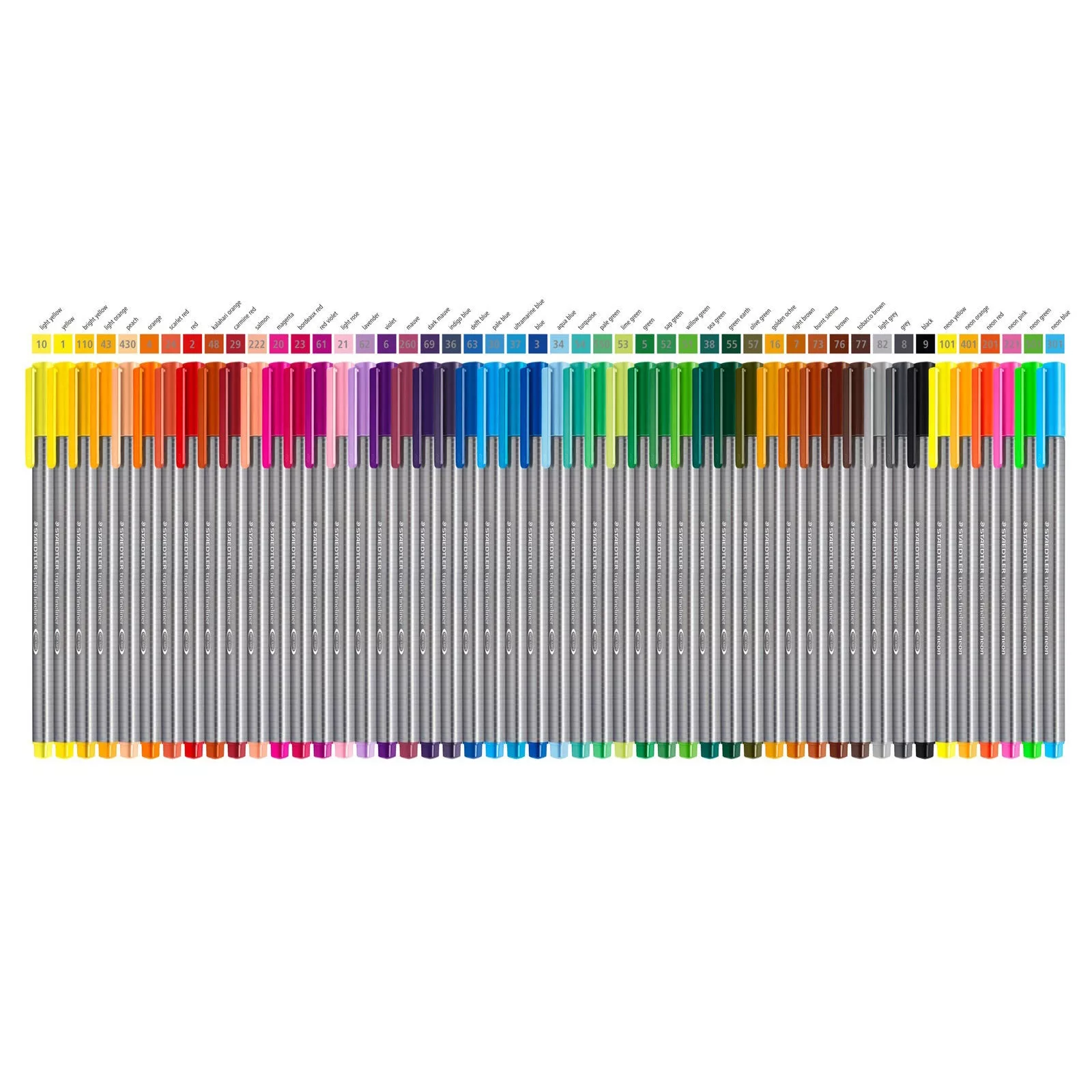 روان نویس استدلر کد 334RU48 مدل Triplus Fineliner Brilliant Colours بسته 48 عددی