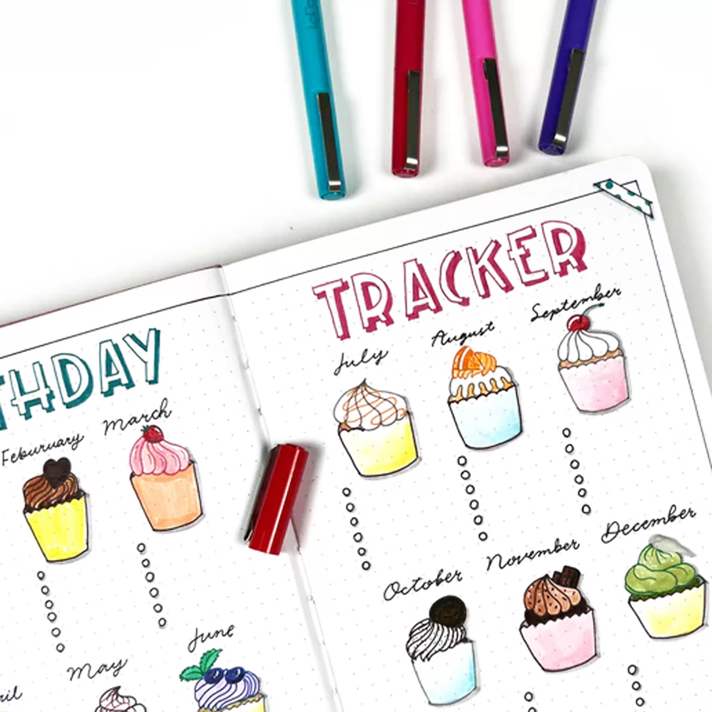 ماژیک آبرنگی ماروی یوشیدا مدل Lepen Flex بسته 12 عددی