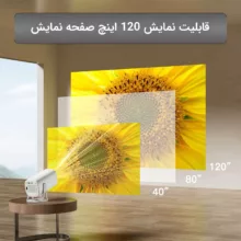 مینی ویدئو پروژکتور مدل گیمینگ S40 Pro به همراه دسته بازی