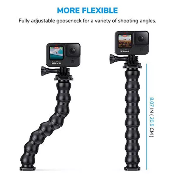 پایه نگهدارنده دوربین مدل Gooseneck Clamp مناسب برای دوربین ورزشی گوپرو