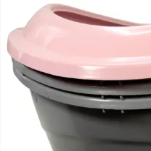 ظرف خاک گربه مدل سه لگنه کد 13130