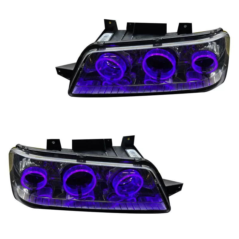 چراغ جلو خودرو گروه پژوهش صنعت مدرن مدل 3D-R3 فولکالر مناسب برای پژو 405 SLX بسته دو عددی