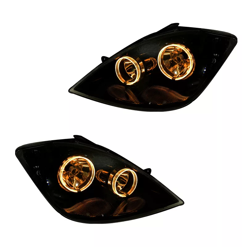 چراغ جلو خودرو گروه پژوهش صنعت مدرن مدل 3D-Ring-B فولکالر مناسب برای تیبا بسته دو عددی