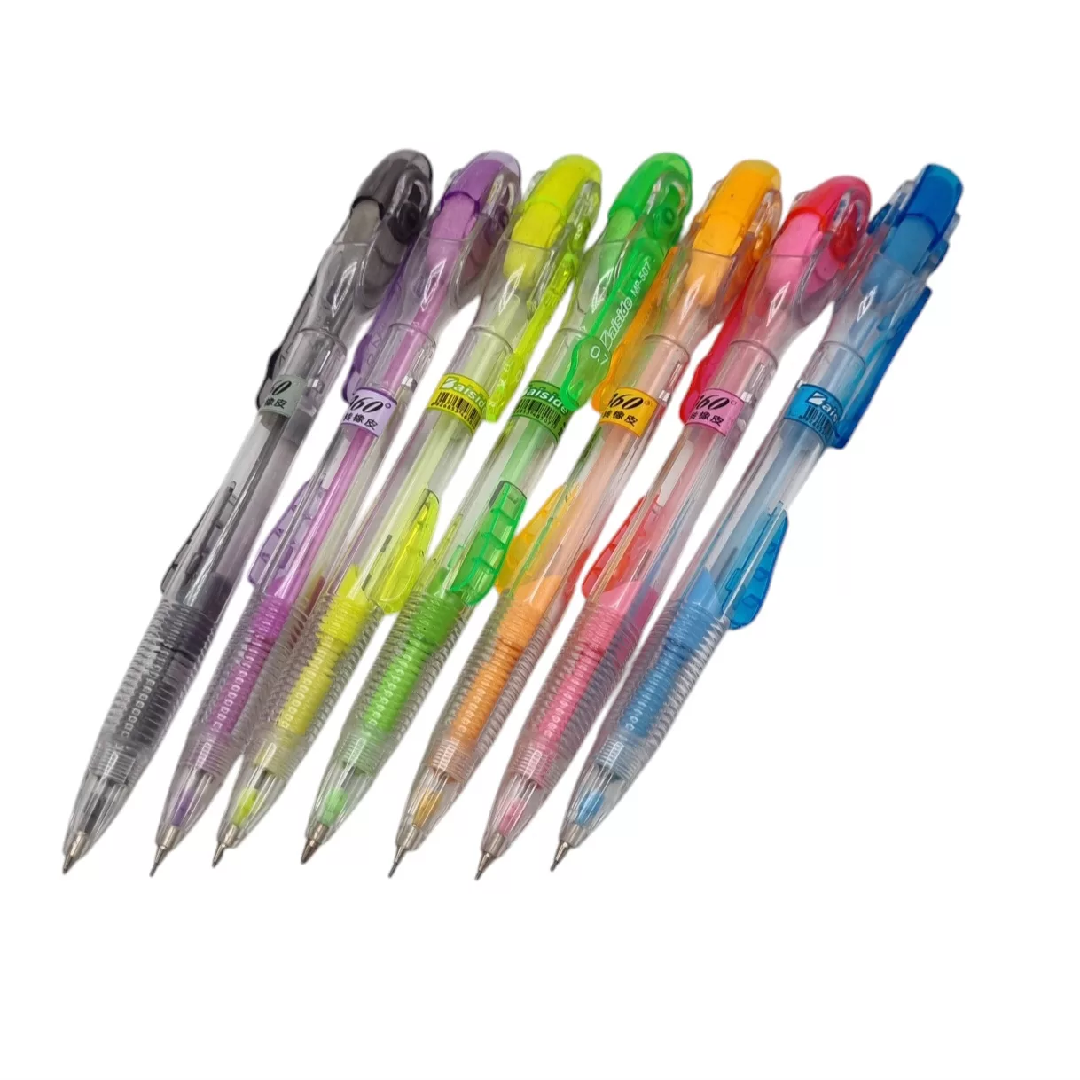 مداد نوکی 0.7 میلی متری بایساید مدل گریپ مجموعه 48 عددی