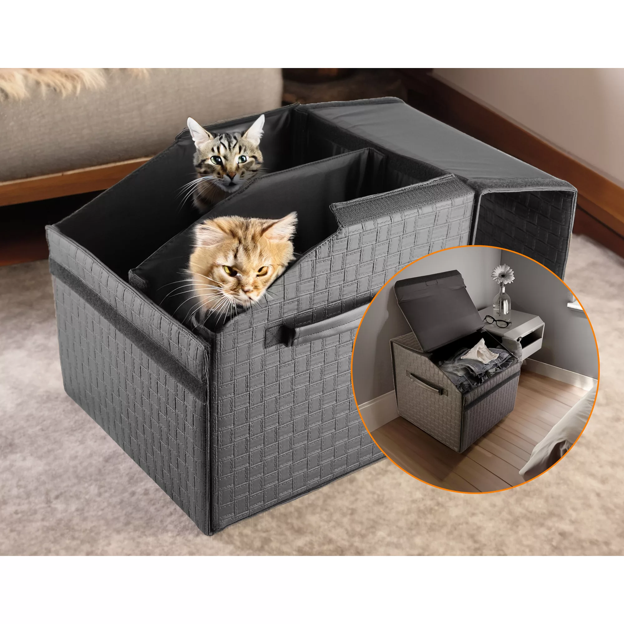 جعبه نظم دهنده صندوق عقب خودرو نادیاهوم مدل تاشو