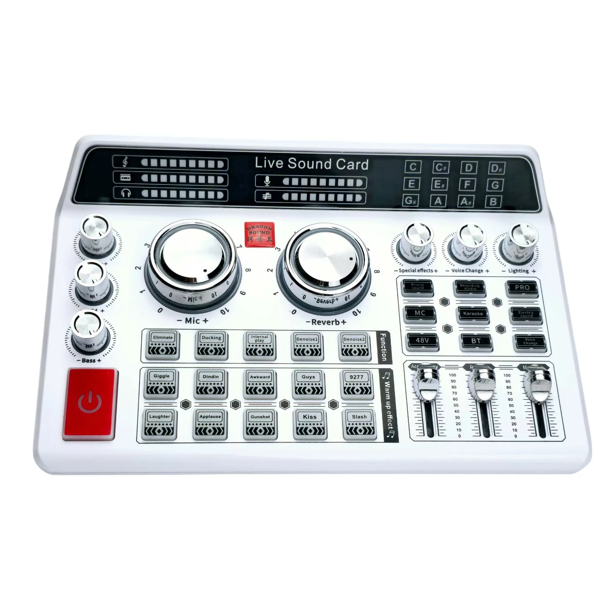 میکروفون کندانسر کد BM7000 به همراه کارت صدا