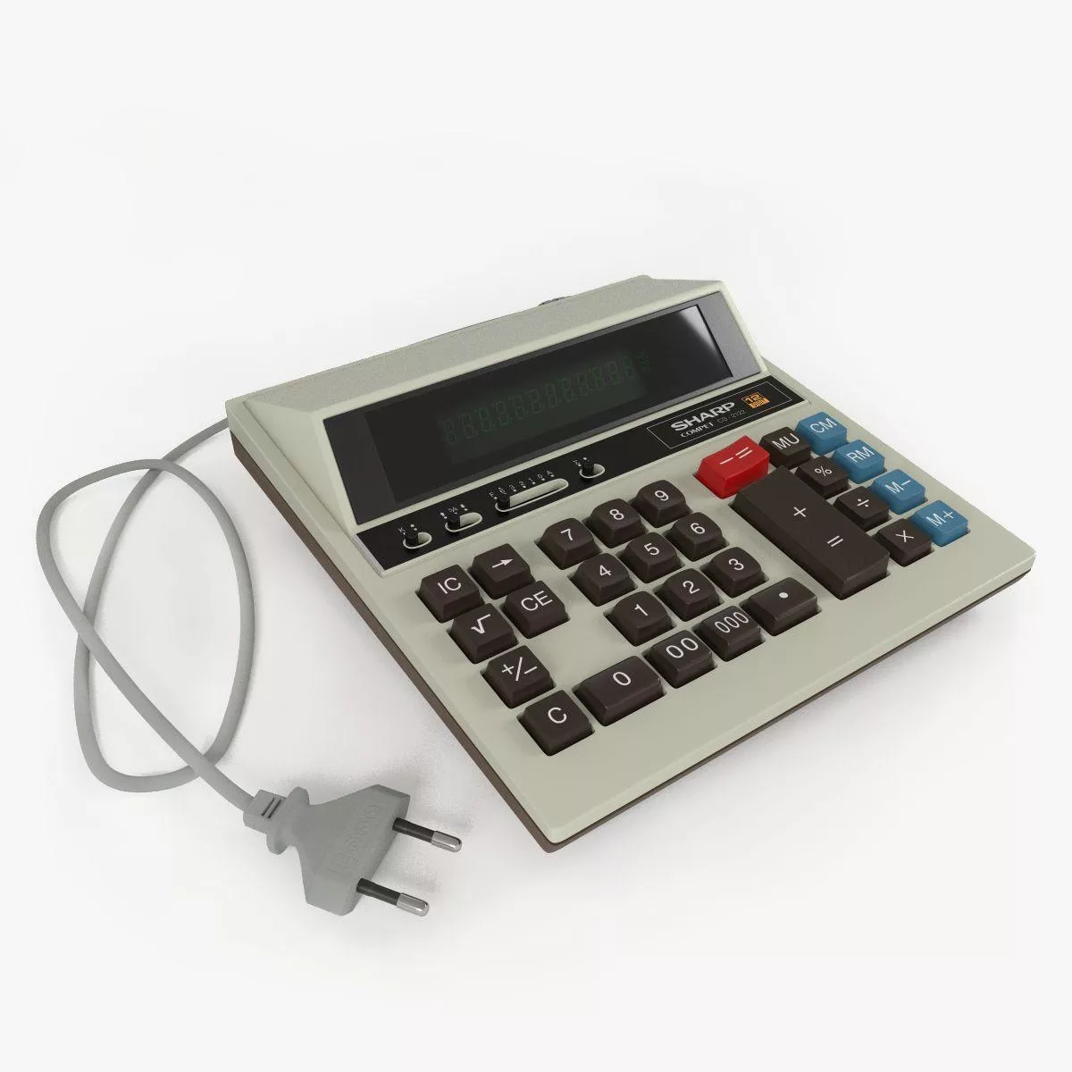 ماشین حساب شارپ ژاپنی مدل CS-2122D