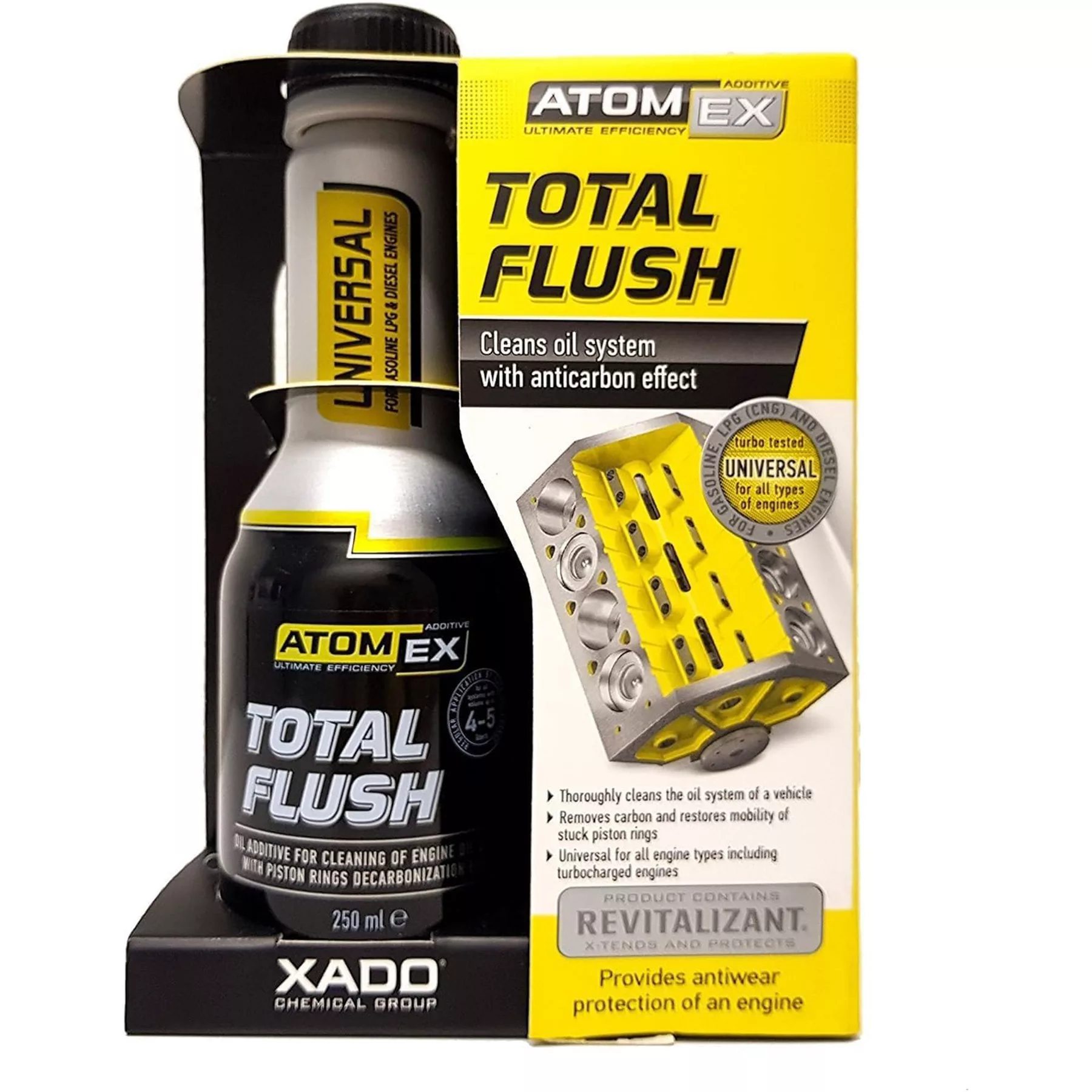 موتور شوی اکسادو مدل Total Flush حجم 250 میلی لیتر