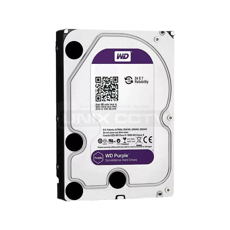 هارددیسک اینترنال وسترن دیجیتال مدل Purple WD10PURX ظرفیت 1 ترابایت