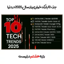 بارکد خوان دو بعدی اتم مدل N911 کد 2025