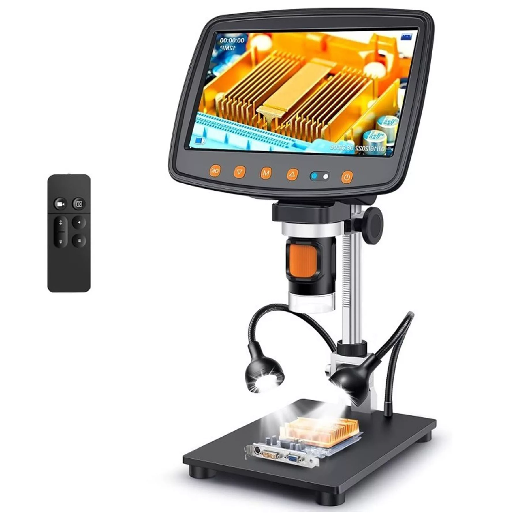میکروسکوپ دیجیتال مدل Full HD USB 1500x به همراه ریموت کنترل