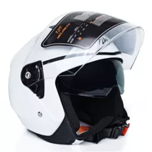 کلاه کاسکت فلش مدل فک متحرک عینکدار کد 852