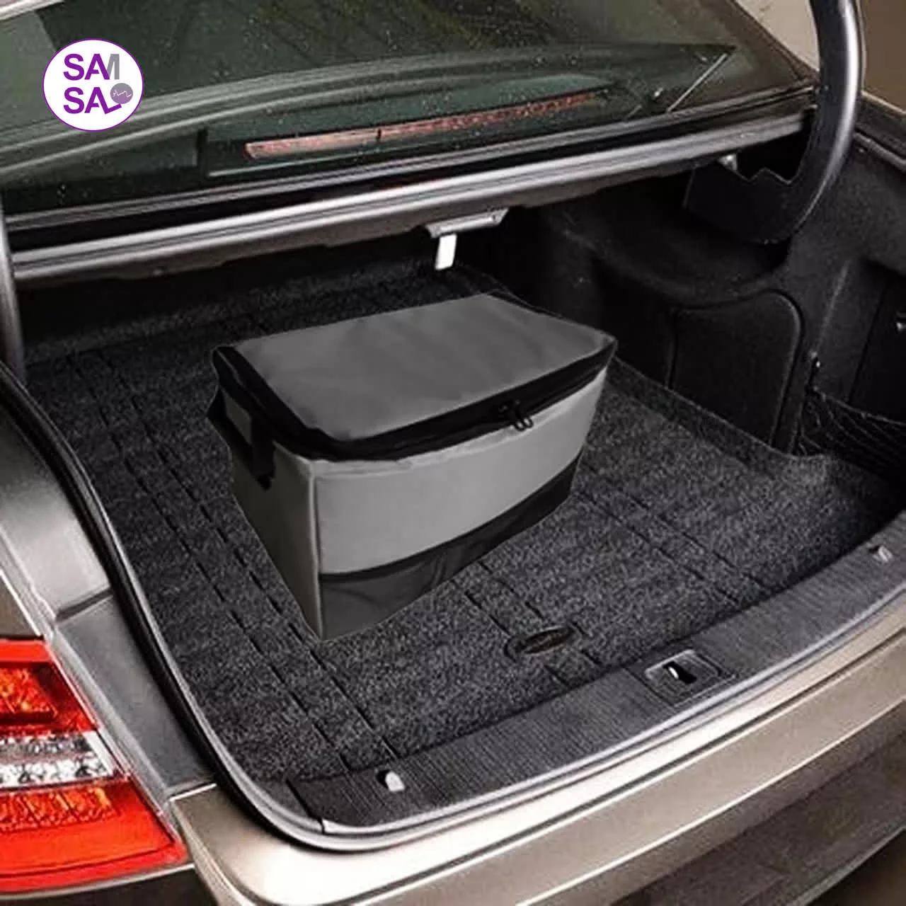 جعبه نظم دهنده صندوق عقب خودرو سام سالو مدل Ziab به همراه کیف ابزار