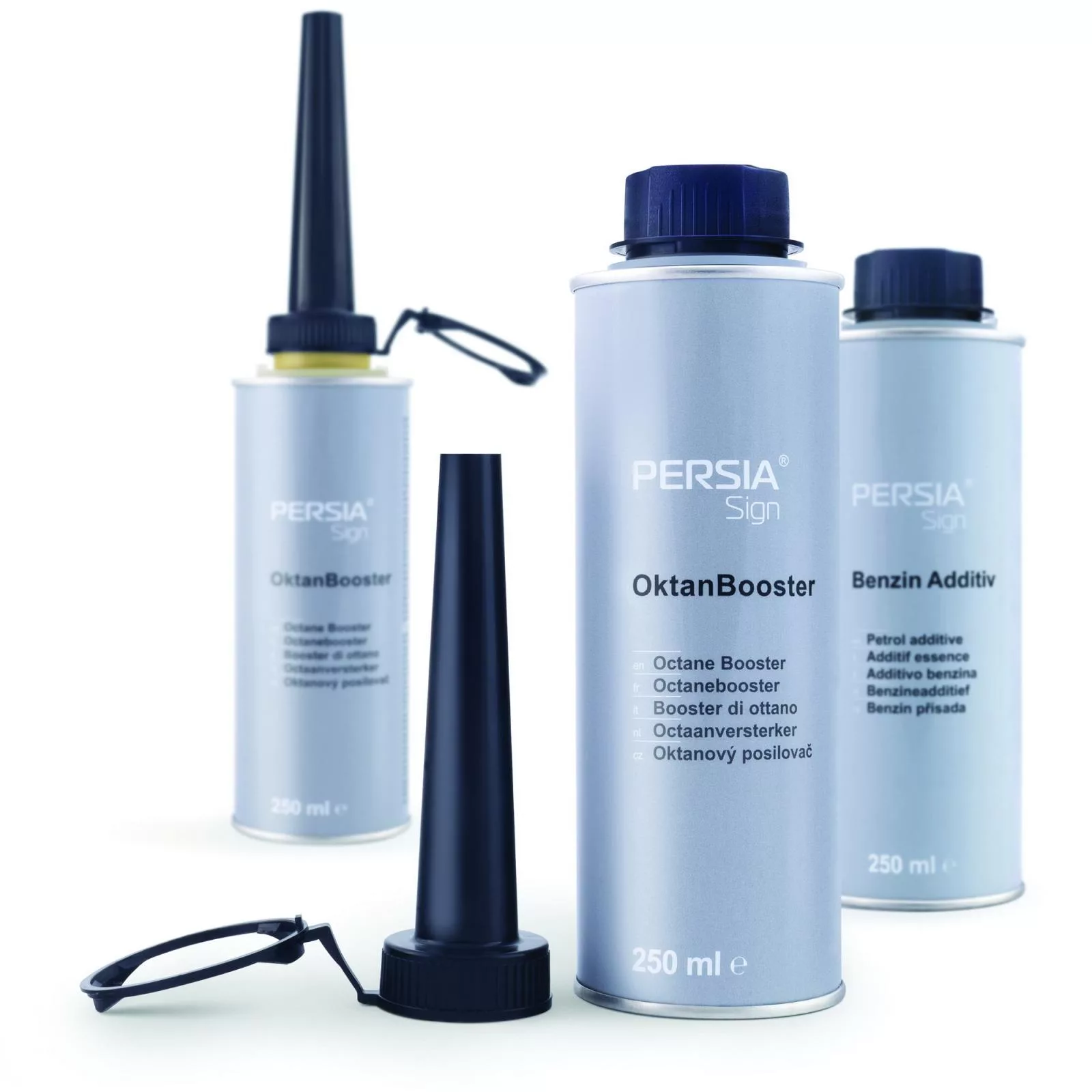 مکمل سوخت خودرو پرشیا ساین مدل Octane Booster کد 418 حجم 250 میلی لیتر بسته 5 عددی