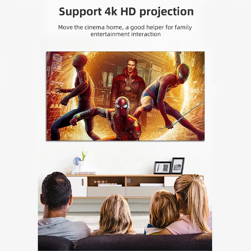 مینی ویدئو پروژکتور مدل  VP115 به همراه پرده نمایش