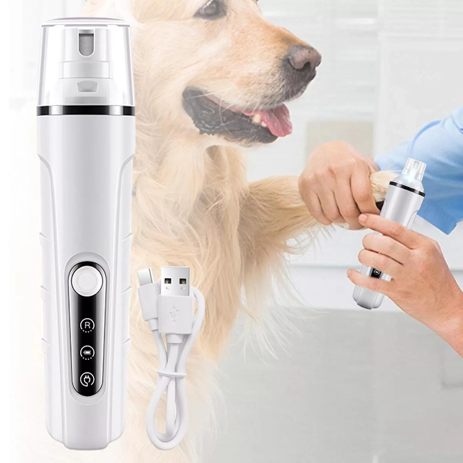 سوهان ناخن حیوانات مدل HZ6 شارژی