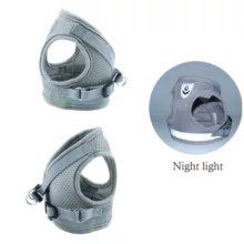 ست قلاده کتفی و بند قلاده سگ و گربه مدل DoubleClip کد M